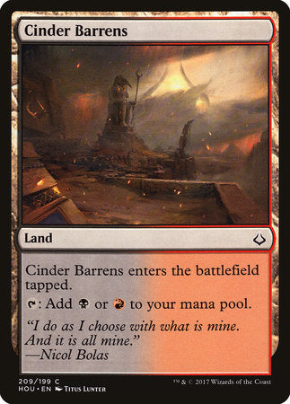 Cinder Barrens [Hour of Devastation] | Good Games North