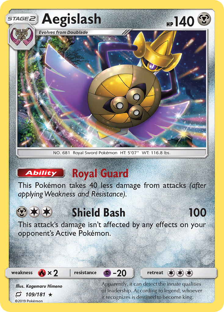 Aegislash (109/181) [Sun & Moon: Team Up] | Good Games North