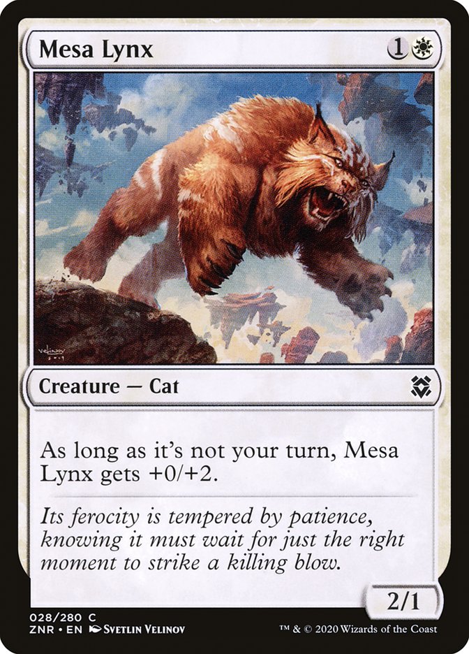Mesa Lynx [Zendikar Rising] | Good Games North