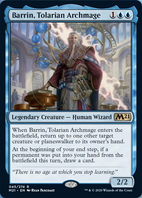 Barrin, Tolarian Archmage [Core Set 2021] | Good Games North
