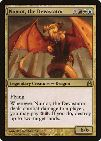 Numot, the Devastator [Commander 2011] | Good Games North