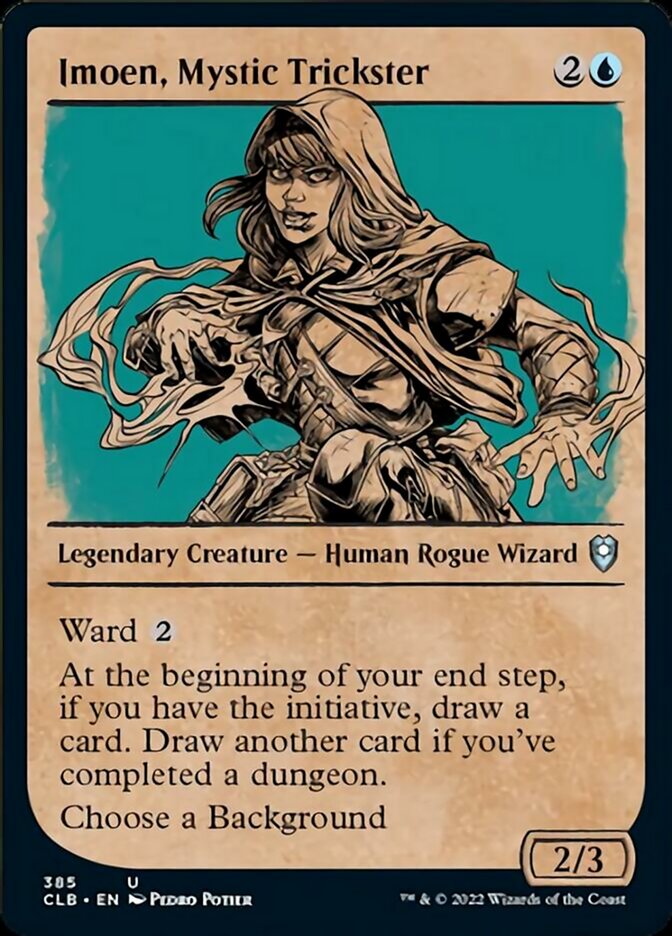 Imoen, Mystic Trickster (Showcase) [Commander Legends: Battle for Baldur's Gate] | Good Games North