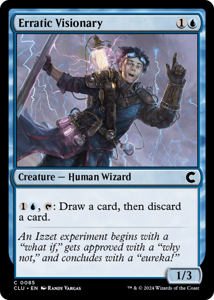 Erratic Visionary [Ravnica: Clue Edition] | Good Games North