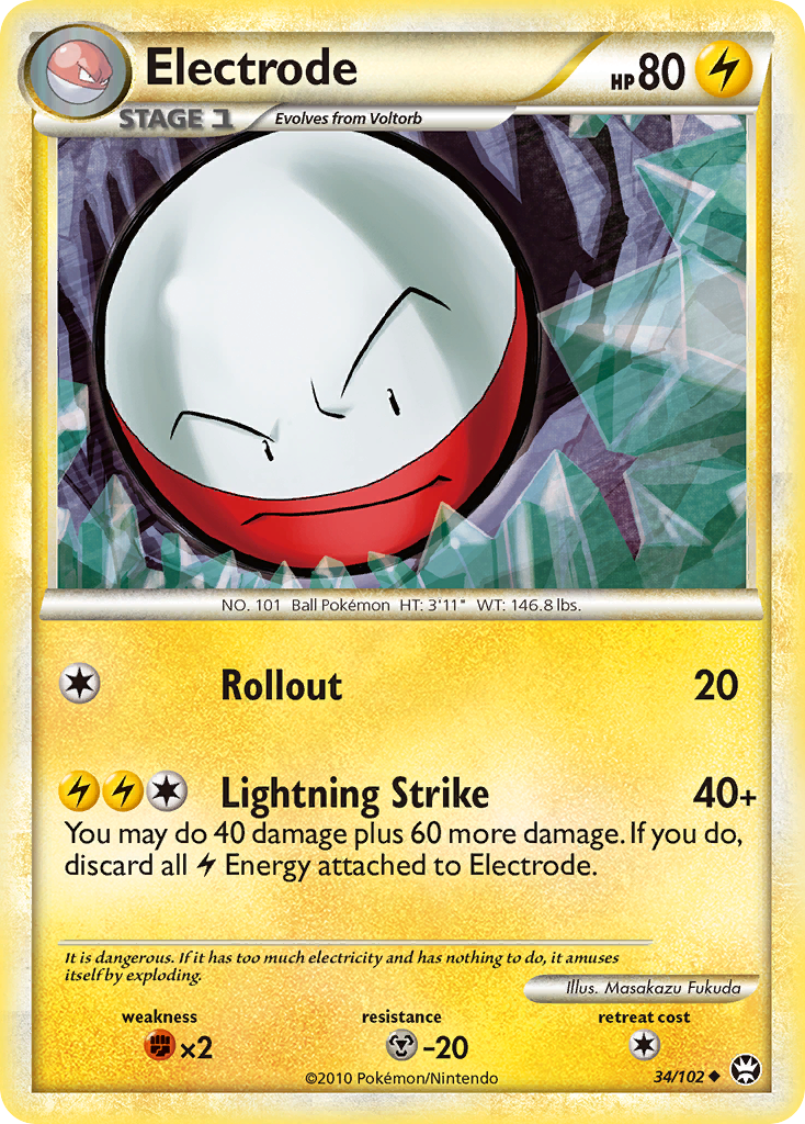 Electrode (34/102) [HeartGold & SoulSilver: Triumphant] | Good Games North