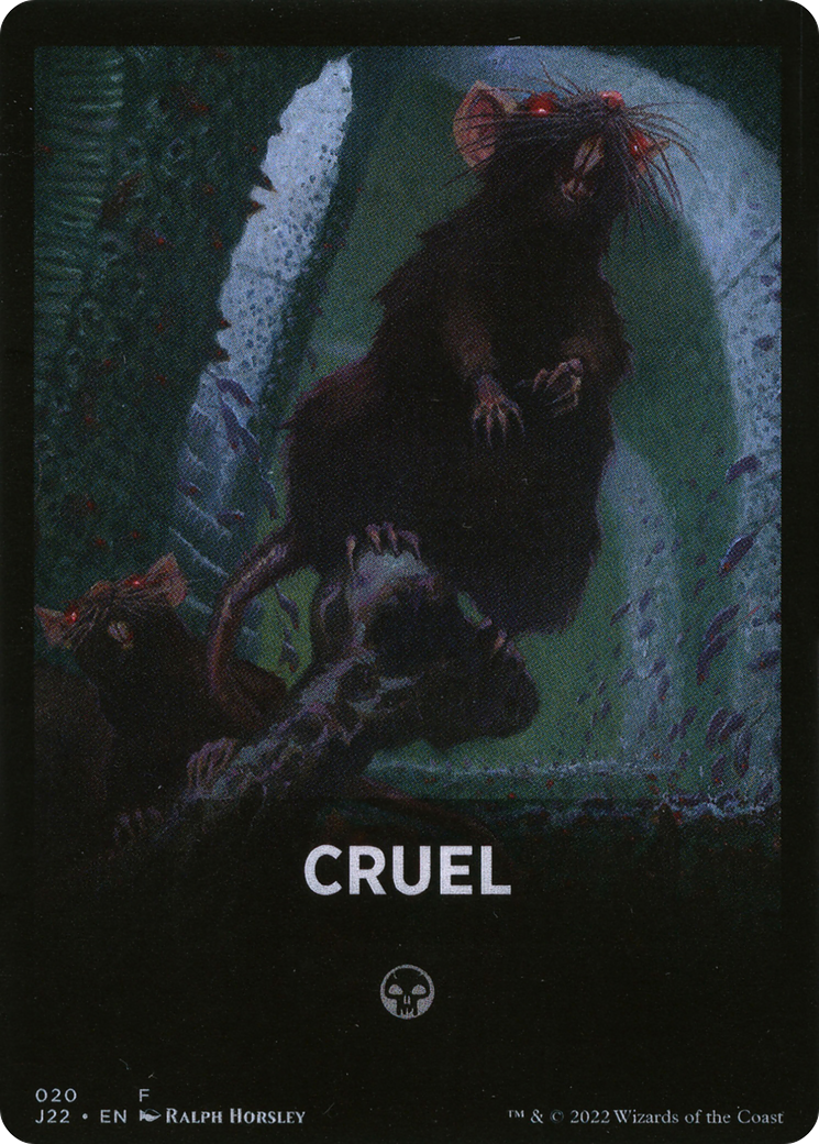 Cruel Theme Card [Jumpstart 2022 Front Cards] | Good Games North