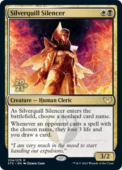 Silverquill Silencer [Strixhaven: School of Mages Prerelease Promos] | Good Games North
