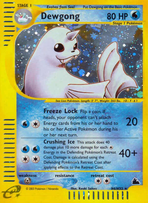 Dewgong (H6/H32) [Skyridge] | Good Games North