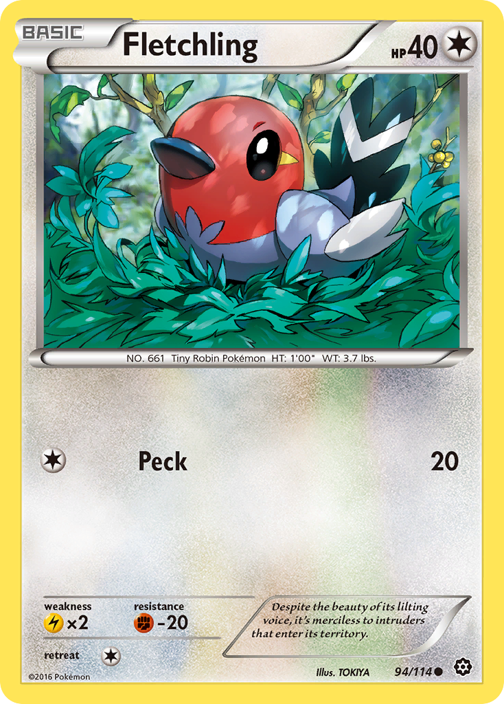 Fletchling (94/114) [XY: Steam Siege] | Good Games North