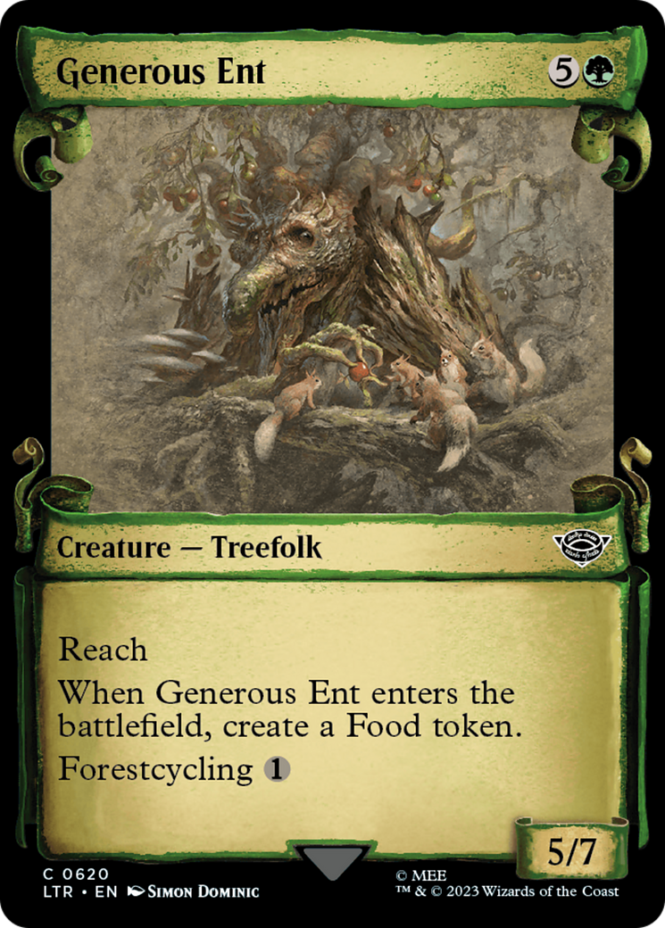 Generous Ent [The Lord of the Rings: Tales of Middle-Earth Showcase Scrolls] | Good Games North