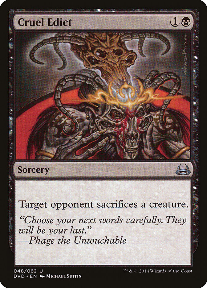 Cruel Edict (Divine vs. Demonic) [Duel Decks Anthology] | Good Games North