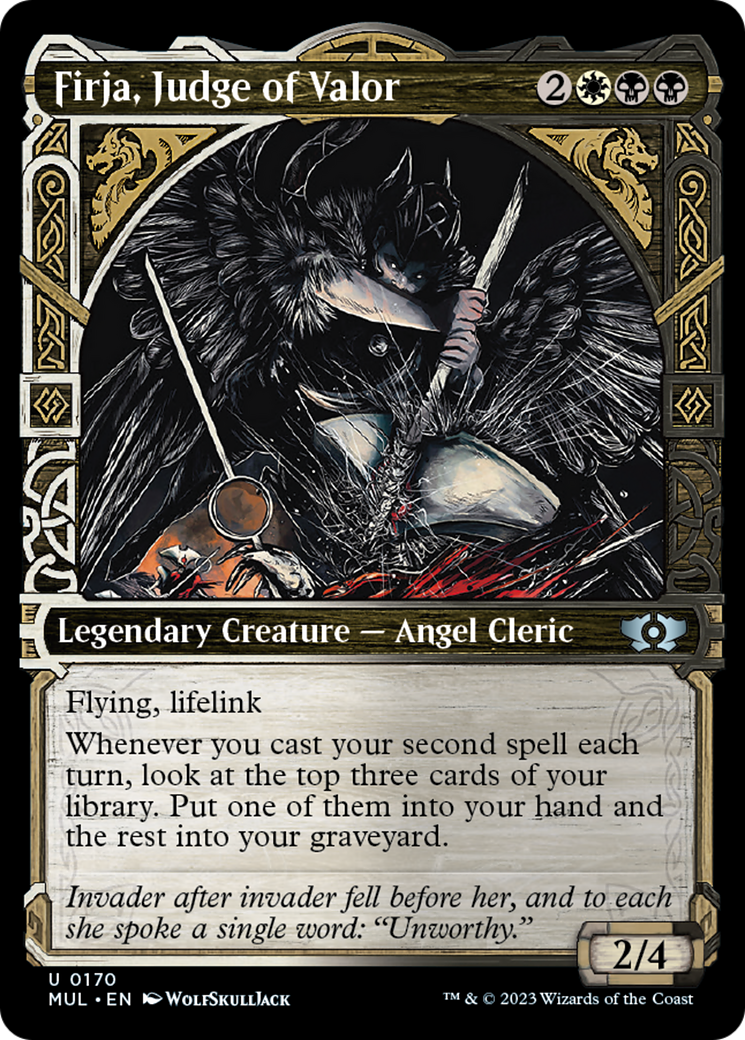 Firja, Judge of Valor (Halo Foil) [Multiverse Legends] | Good Games North