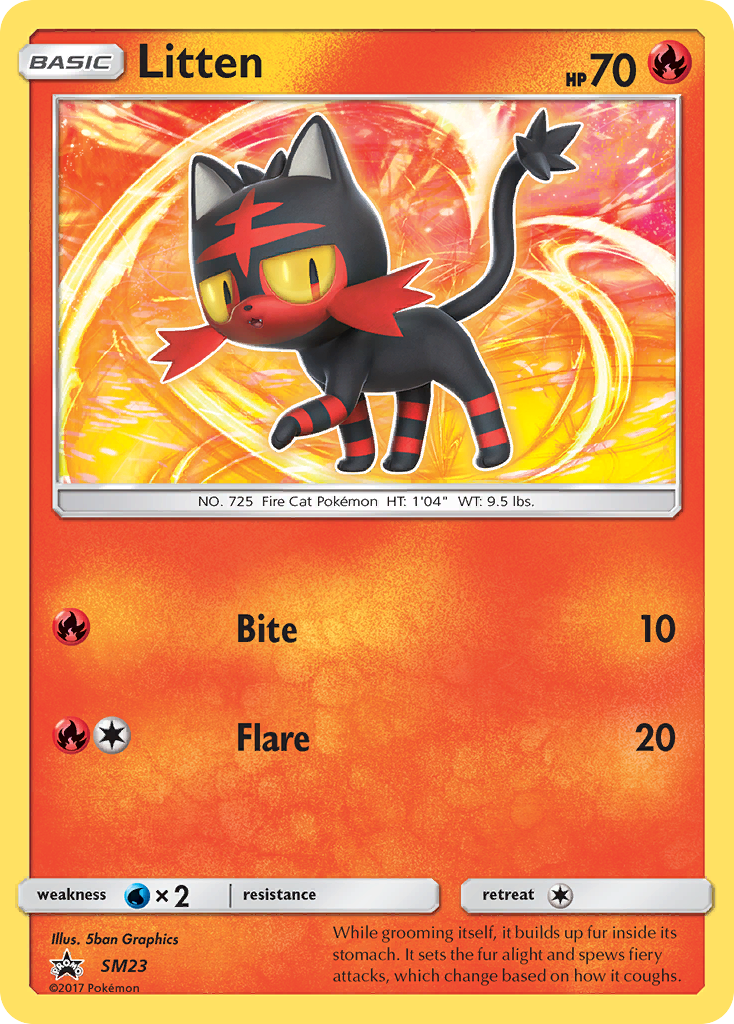 Litten (SM23) [Sun & Moon: Black Star Promos] | Good Games North