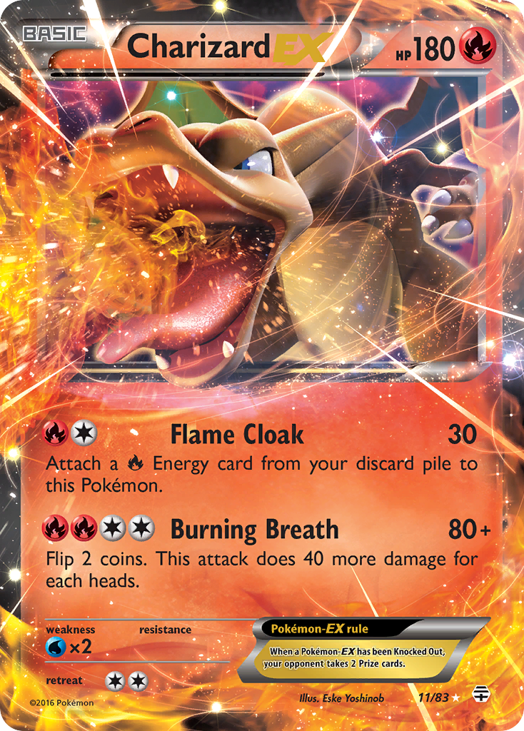 Charizard EX (11/83) [XY: Generations] | Good Games North