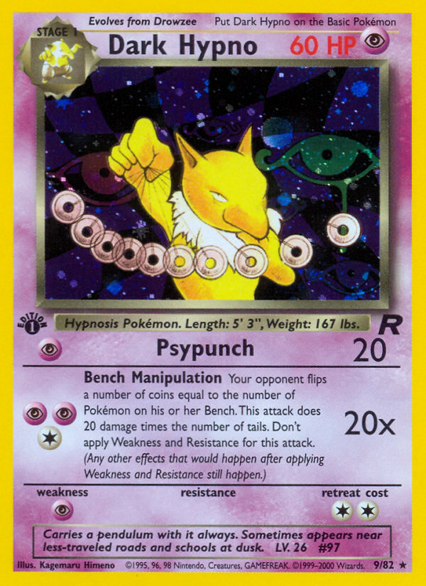 Dark Hypno (9/82) [Team Rocket 1st Edition] | Good Games North