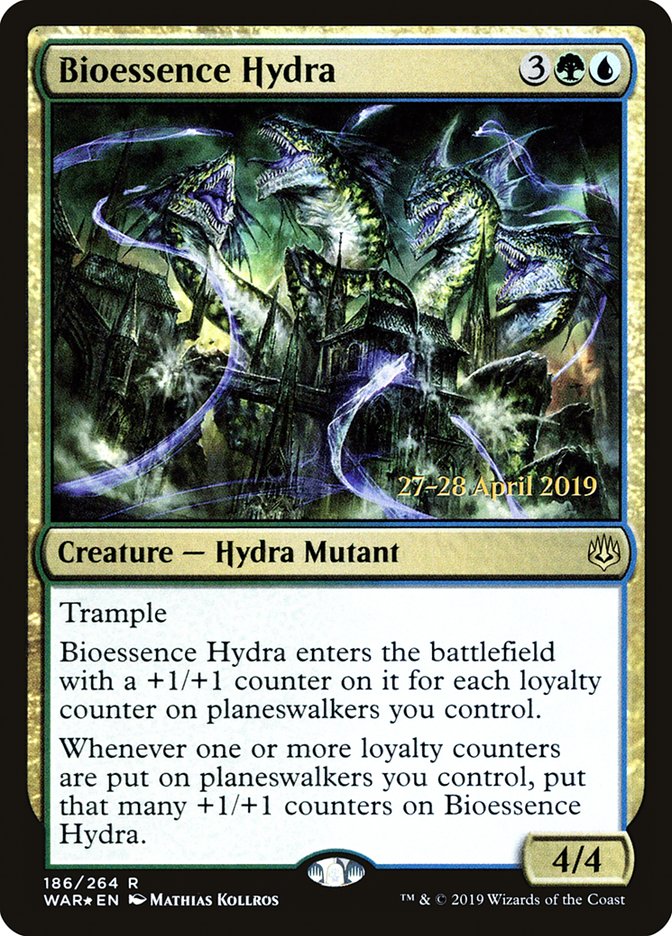 Bioessence Hydra  [War of the Spark Prerelease Promos] | Good Games North