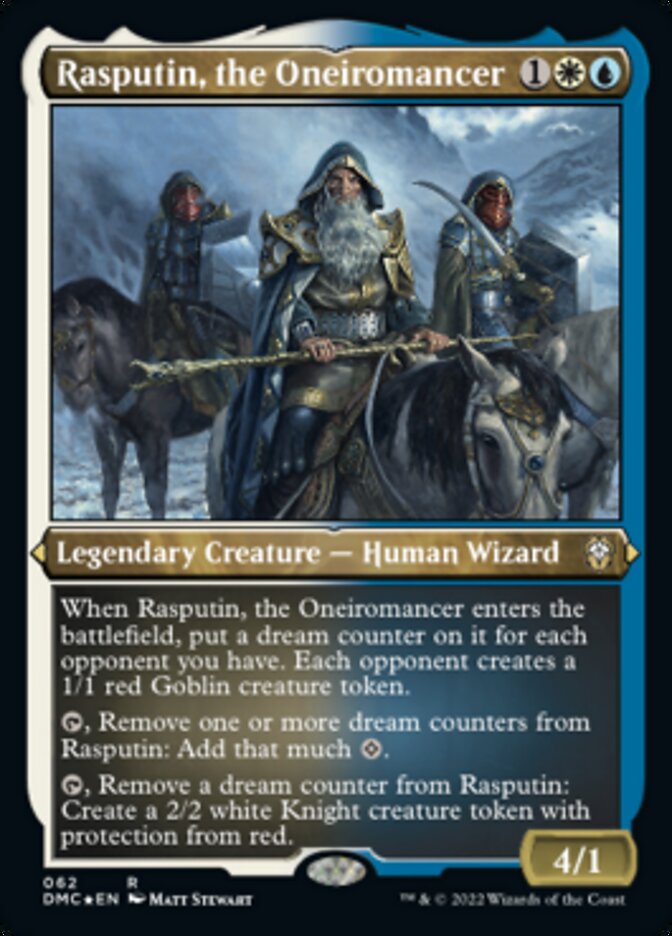 Rasputin, the Oneiromancer (Foil Etched) [Dominaria United Commander] | Good Games North