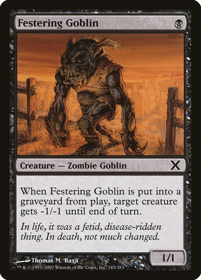 Festering Goblin [Tenth Edition] | Good Games North