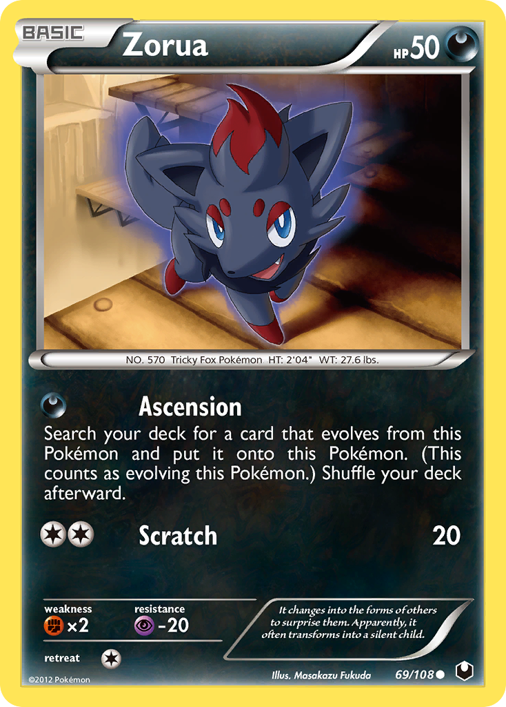 Zorua (69/108) [Black & White: Dark Explorers] | Good Games North