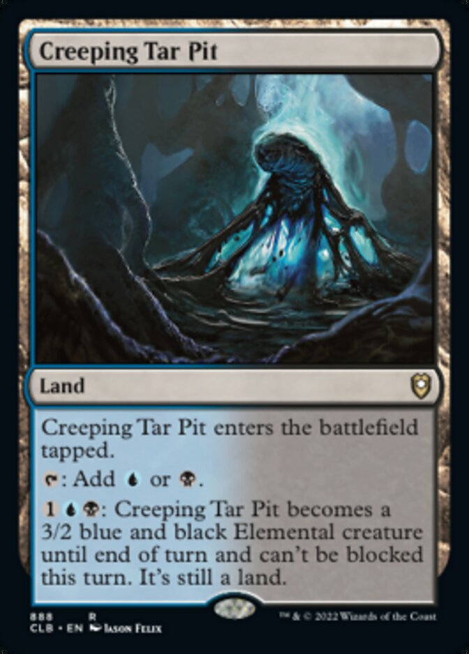Creeping Tar Pit [Commander Legends: Battle for Baldur's Gate] | Good Games North