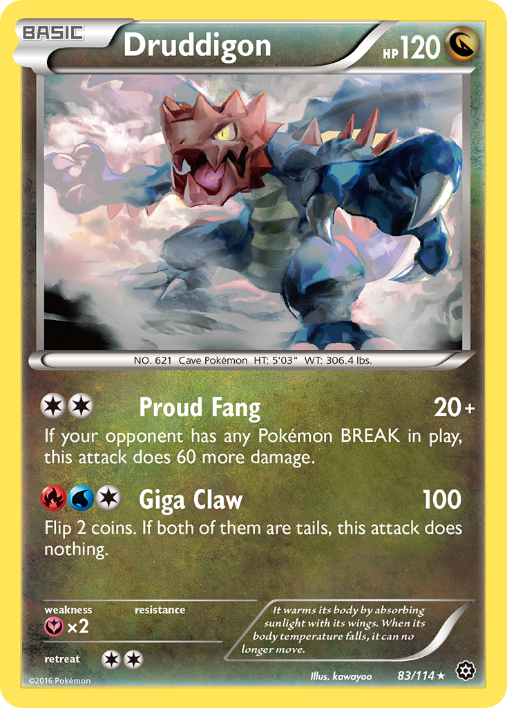 Druddigon (83/114) [XY: Steam Siege] | Good Games North