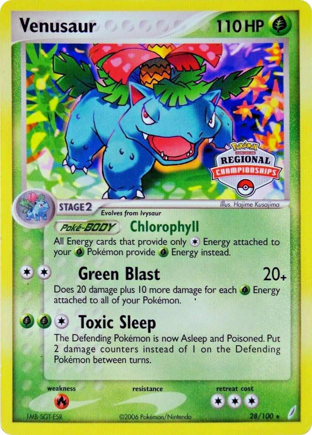 Venusaur (28/100) (Regional Championship Promo) [EX: Crystal Guardians] | Good Games North