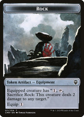 Golem // Rock Token [Commander Legends Tokens] | Good Games North