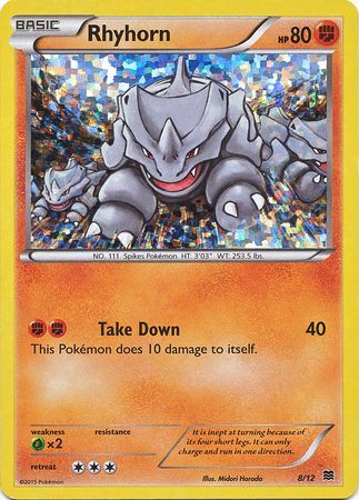 Rhyhorn (8/12) [McDonald's Promos: 2015 Collection] | Good Games North