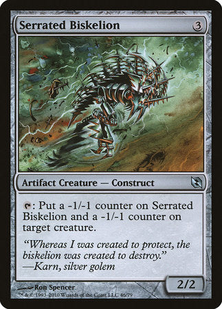 Serrated Biskelion [Duel Decks: Elspeth vs. Tezzeret] | Good Games North
