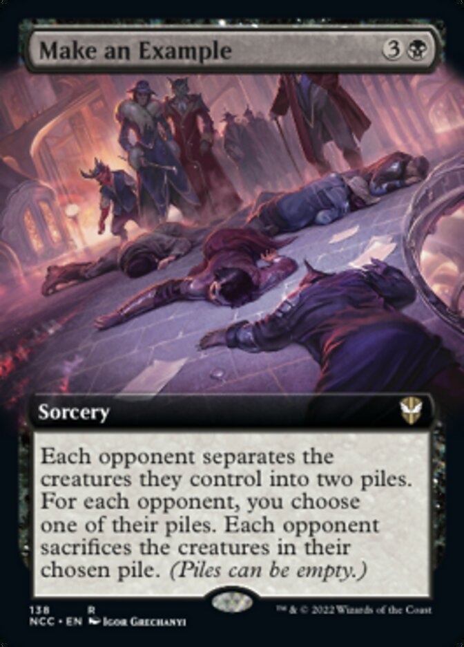 Make an Example (Extended Art) [Streets of New Capenna Commander] | Good Games North