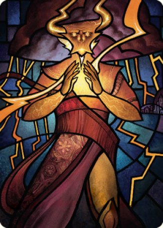 Najal, the Storm Runner Art Card [Dominaria United Art Series] | Good Games North