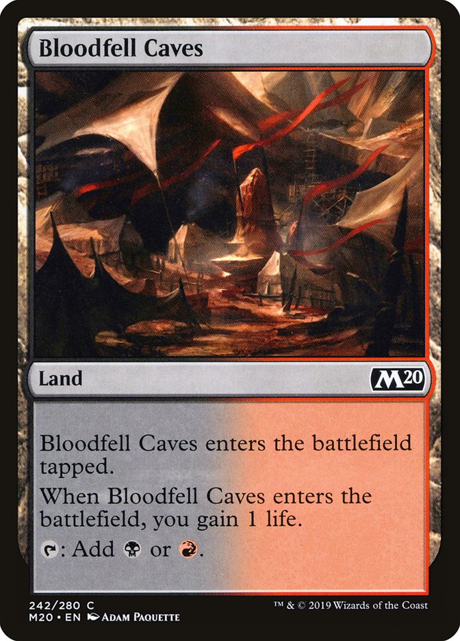 Bloodfell Caves [Core Set 2020] | Good Games North