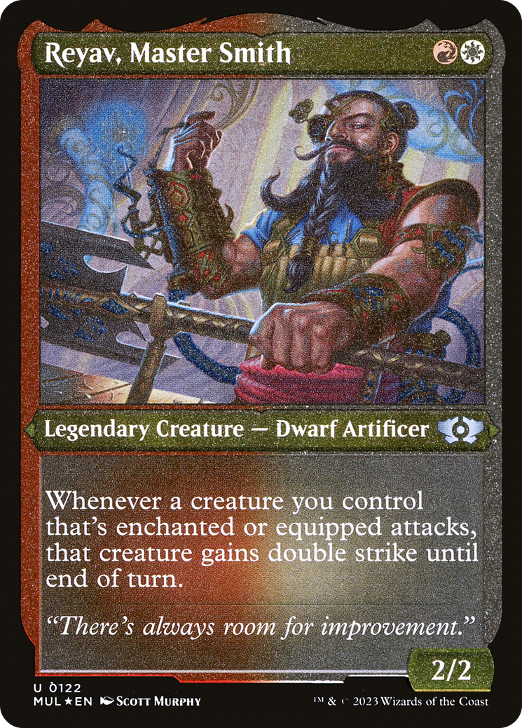 Reyav, Master Smith (Foil Etched) [Multiverse Legends] | Good Games North