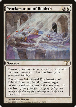 Proclamation of Rebirth [Dissension] | Good Games North