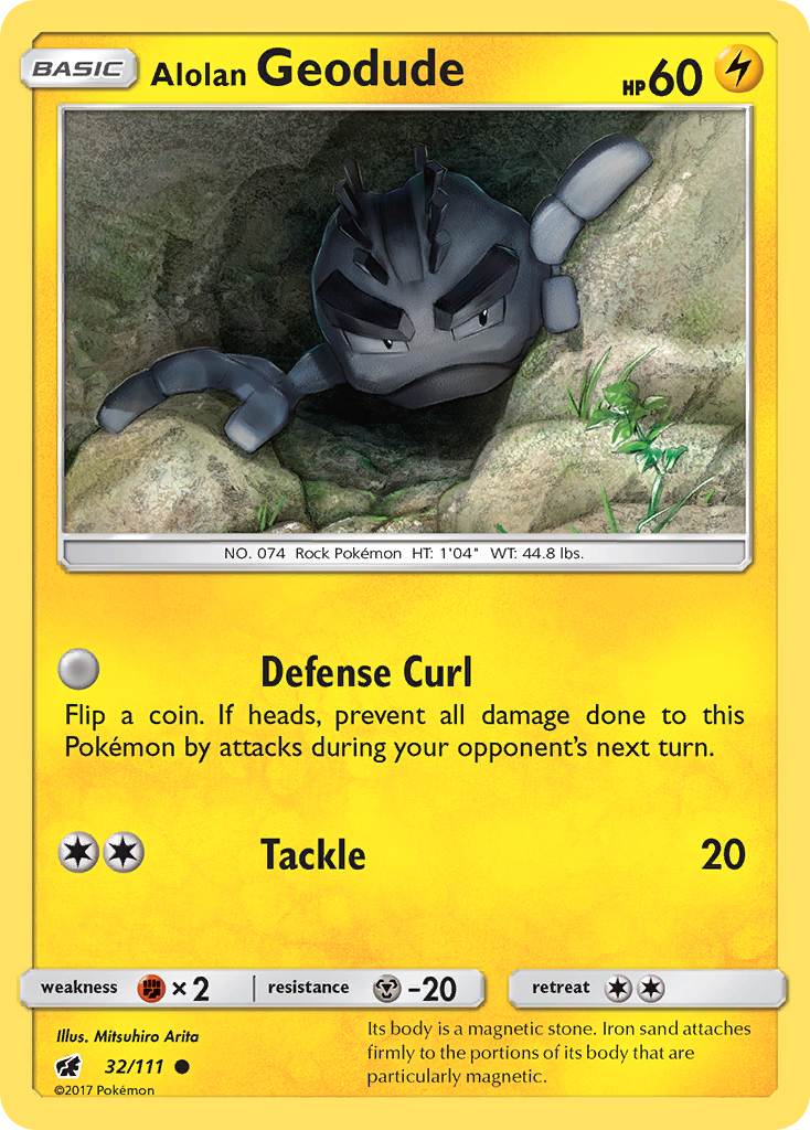 Alolan Geodude (32/111) [Sun & Moon: Crimson Invasion] | Good Games North