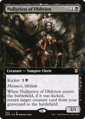 Nullpriest of Oblivion (Extended Art) [Zendikar Rising] | Good Games North