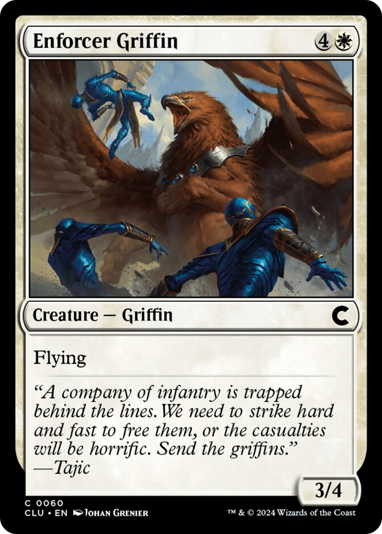 Enforcer Griffin [Ravnica: Clue Edition] | Good Games North
