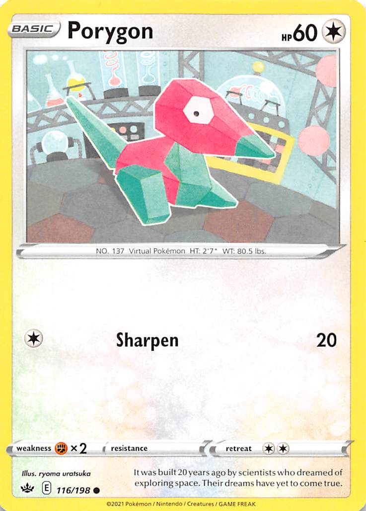Porygon (116/198) [Sword & Shield: Chilling Reign] | Good Games North