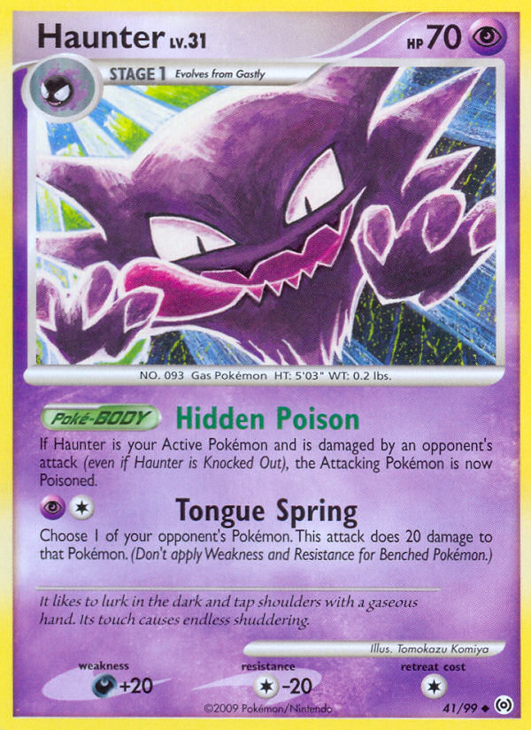 Haunter (41/99) [Platinum: Arceus] | Good Games North