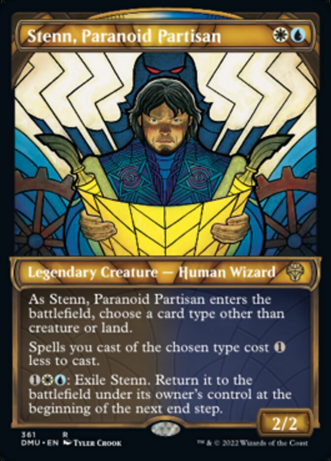 Stenn, Paranoid Partisan (Showcase Textured) [Dominaria United] | Good Games North