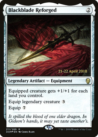 Blackblade Reforged [Dominaria Promos] | Good Games North