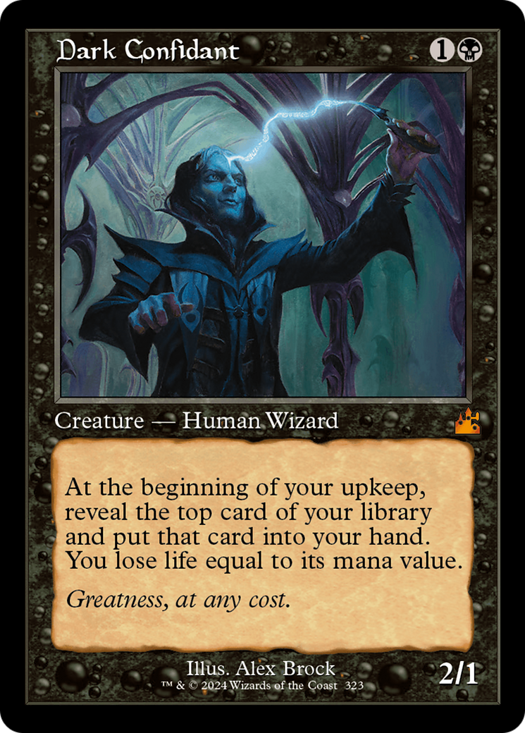 Dark Confidant (Retro Frame) [Ravnica Remastered] | Good Games North