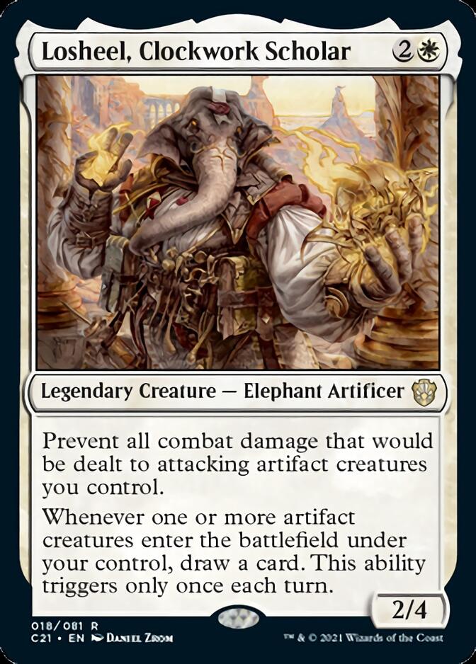 Losheel, Clockwork Scholar [Commander 2021] | Good Games North