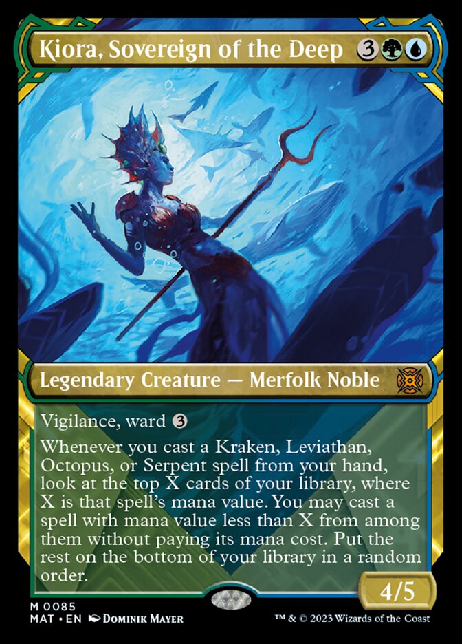 Kiora, Sovereign of the Deep (Showcase) [March of the Machine: The Aftermath] | Good Games North