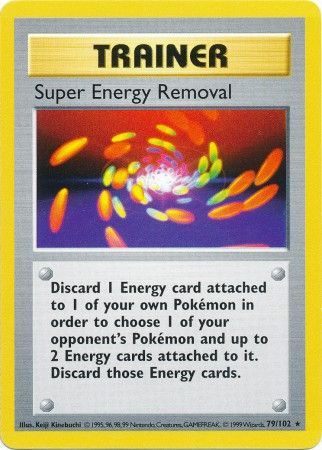 Super Energy Removal (79/102) [Base Set Shadowless Unlimited] | Good Games North