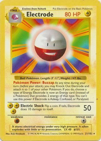 Electrode (21/102) [Base Set Shadowless Unlimited] | Good Games North