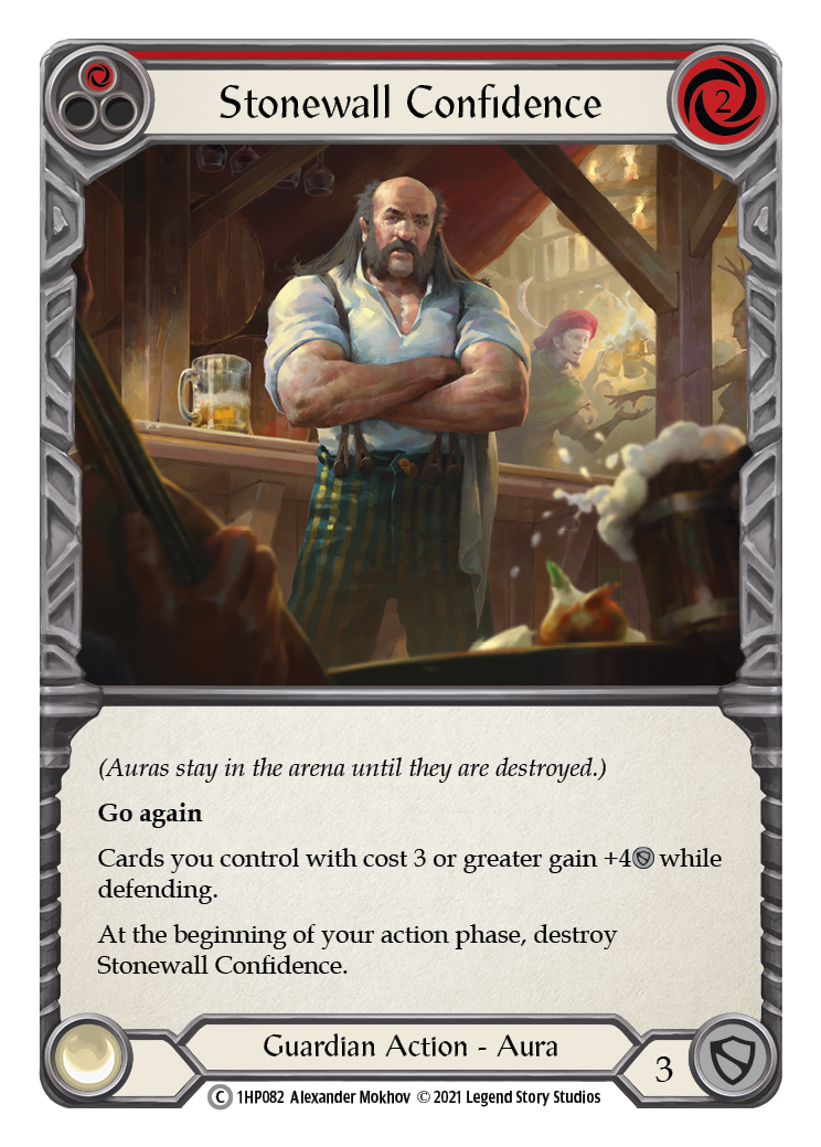 Stonewall Confidence (Red) [1HP082] | Good Games North