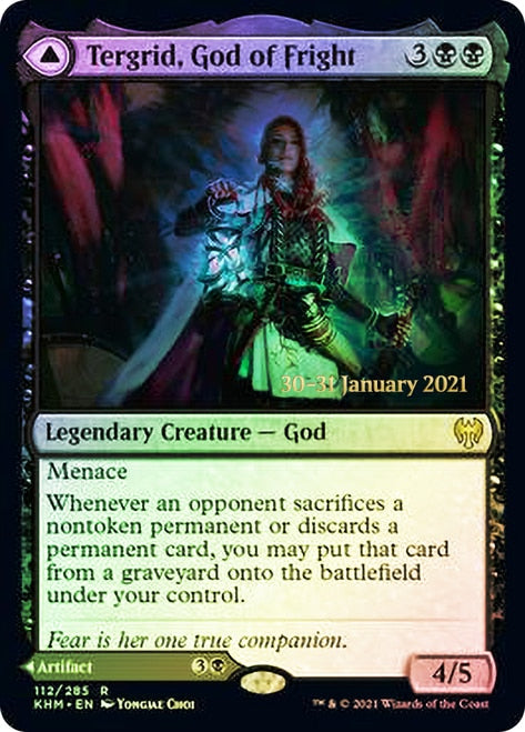 Tergrid, God of Fright // Tergrid's Lantern  [Kaldheim Prerelease Promos] | Good Games North