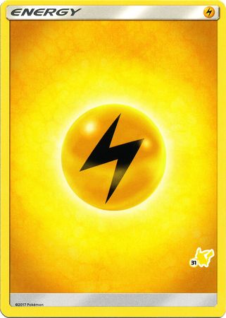 Lightning Energy (Pikachu Stamp #31) [Battle Academy 2020] | Good Games North