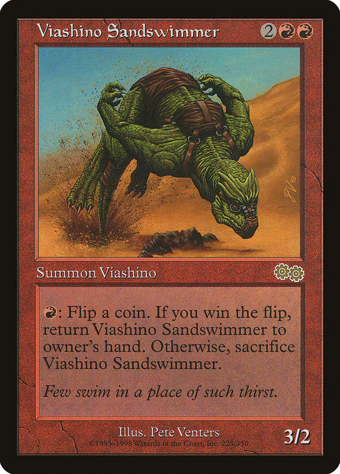 Viashino Sandswimmer [Urza's Saga] | Good Games North