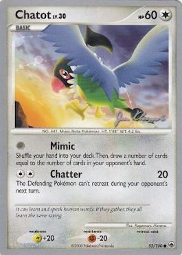 Chatot LV.30 (55/100) (Psychic Lock - Jason Klaczynski) [World Championships 2008] | Good Games North